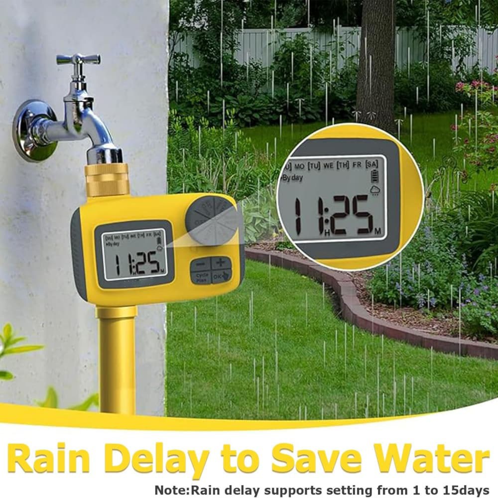 Programmable Water Timer for Outdoor Garden Hose Sprinkler Timer