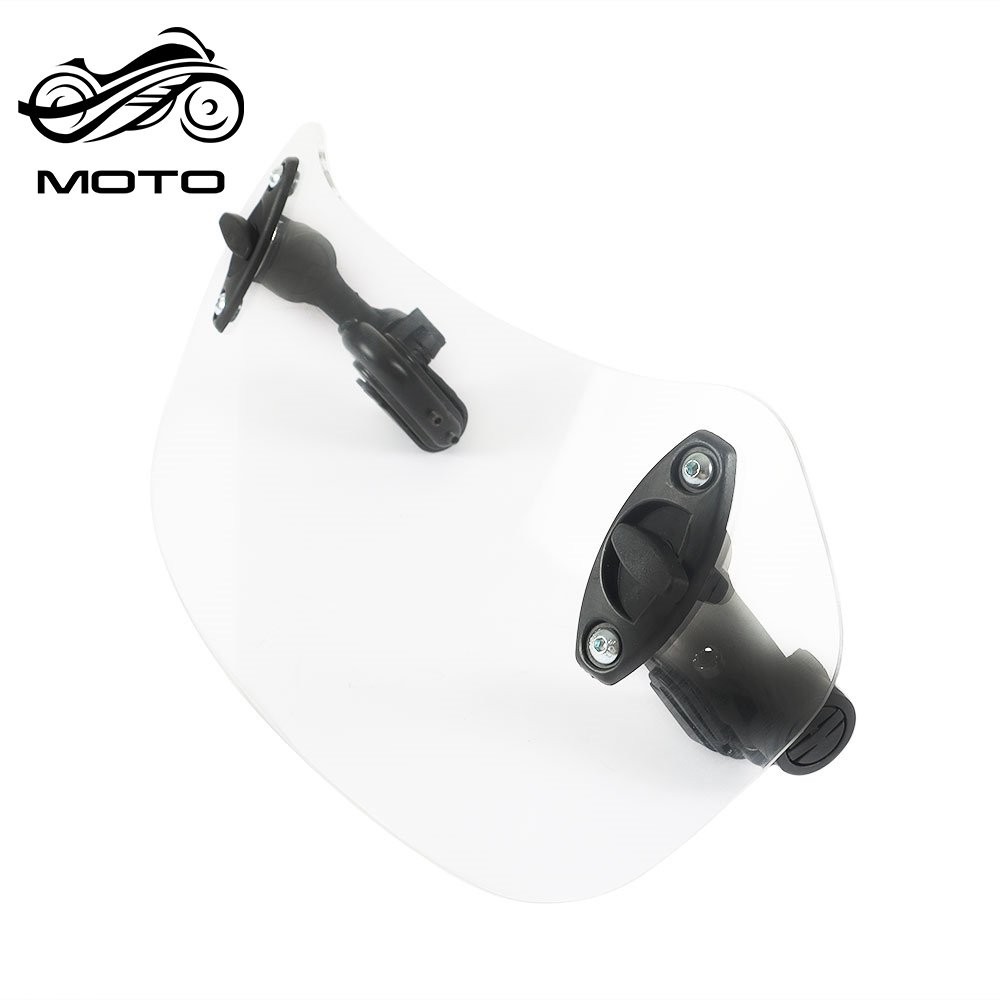 Universal Motorcycle Windshield Extension Adjustable Clip-on Windscreen Extender