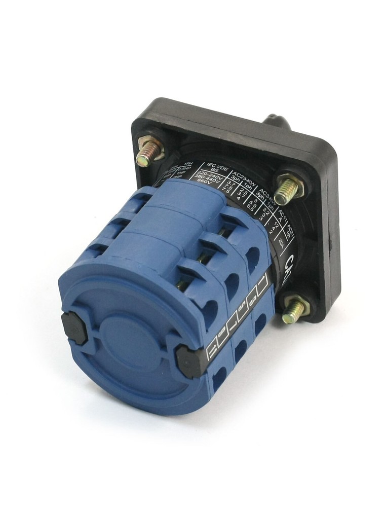 CA10 3-Position 3-Phase Universal Rotary Cam Changeover Switch