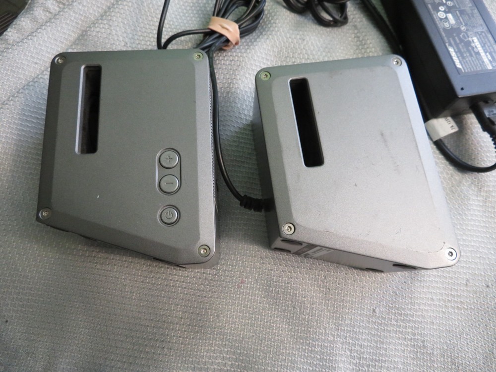 Bose Computer MusicMonitor Computer Speakers Desktop PC Silver Bose no Remote!