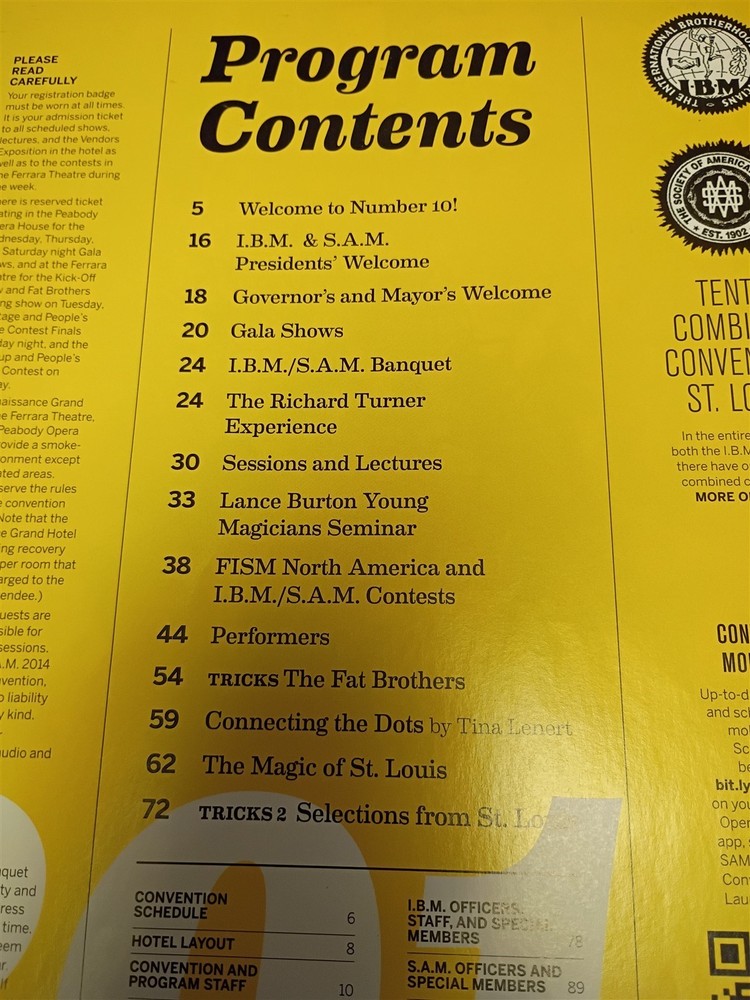 10th Combined Convention St. Louis 2014 Souvenir Program