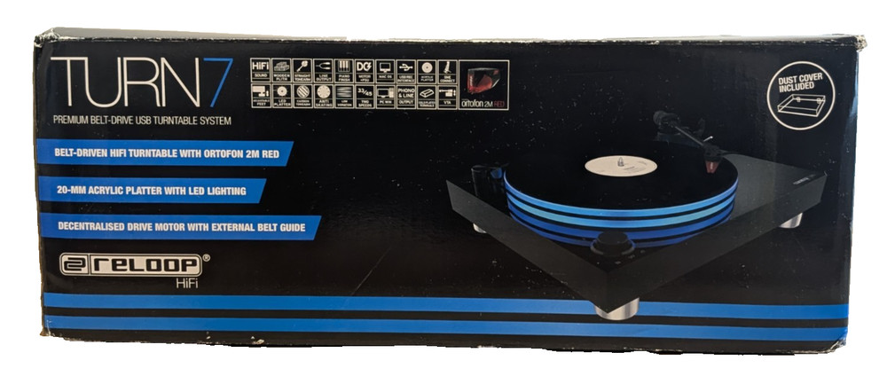 Reloop Turn 7 Premium Belt Drive USB Turntable System