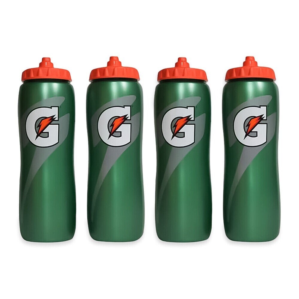 Gatorade Contour Squeeze Bottle 32 Oz, 4 Pack