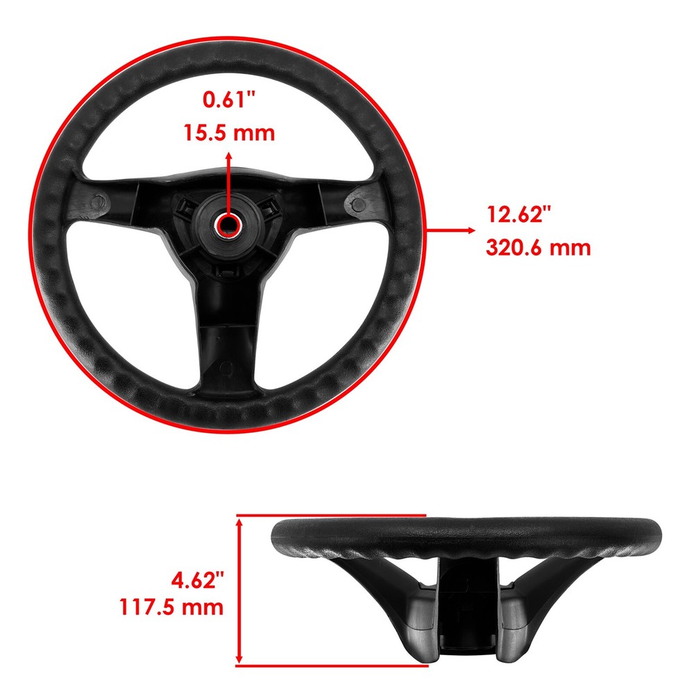 Steering Wheel For John Deere D105 D120 D125 D130 D140 E100 E120 E130 E140 E150