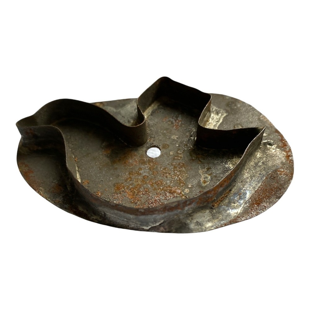 AAFA Cookie Cutter Dove Antique Primitive Tin Strap Handle