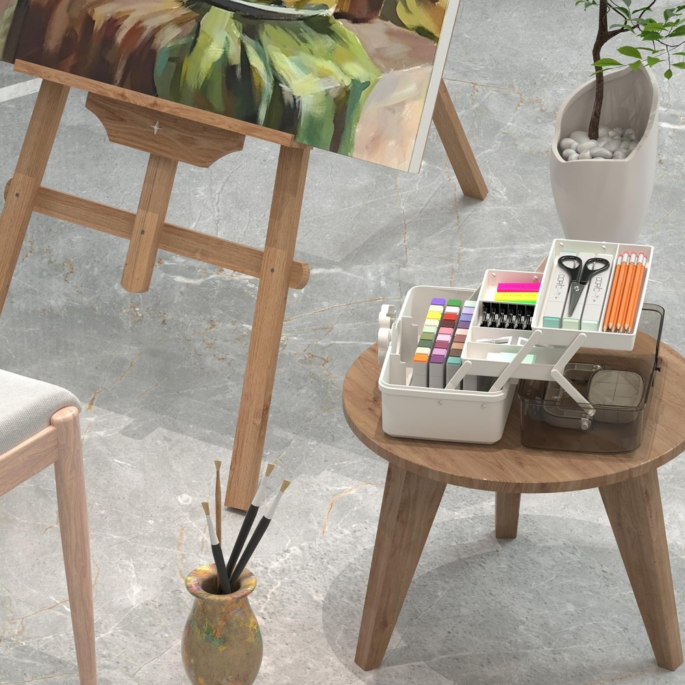 3-Layer Plastic Dividing Storage Box，Multifunctional Plastic Tool Box wit