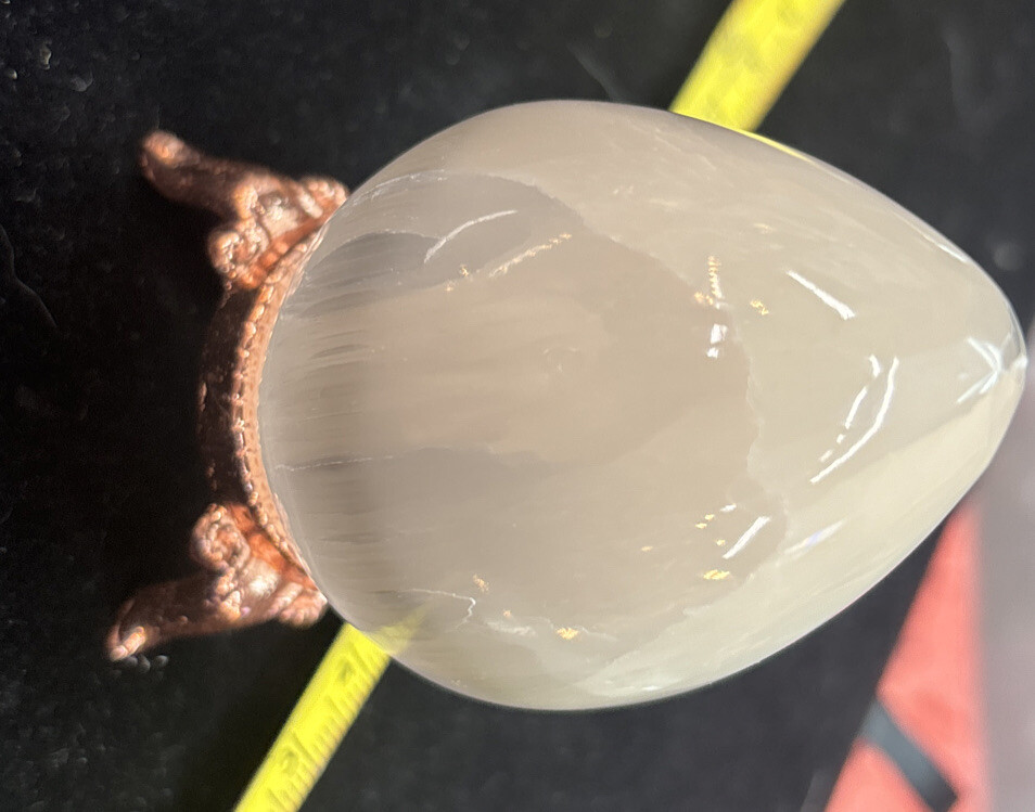 Selenite Polished 3" Egg with Stand