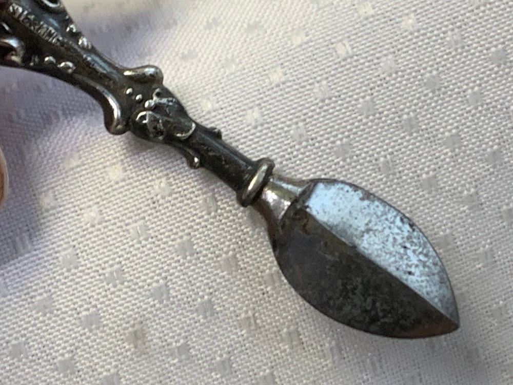 Antique Sterling Silver Ink Scraper 3.65g Writing Tool Corrector