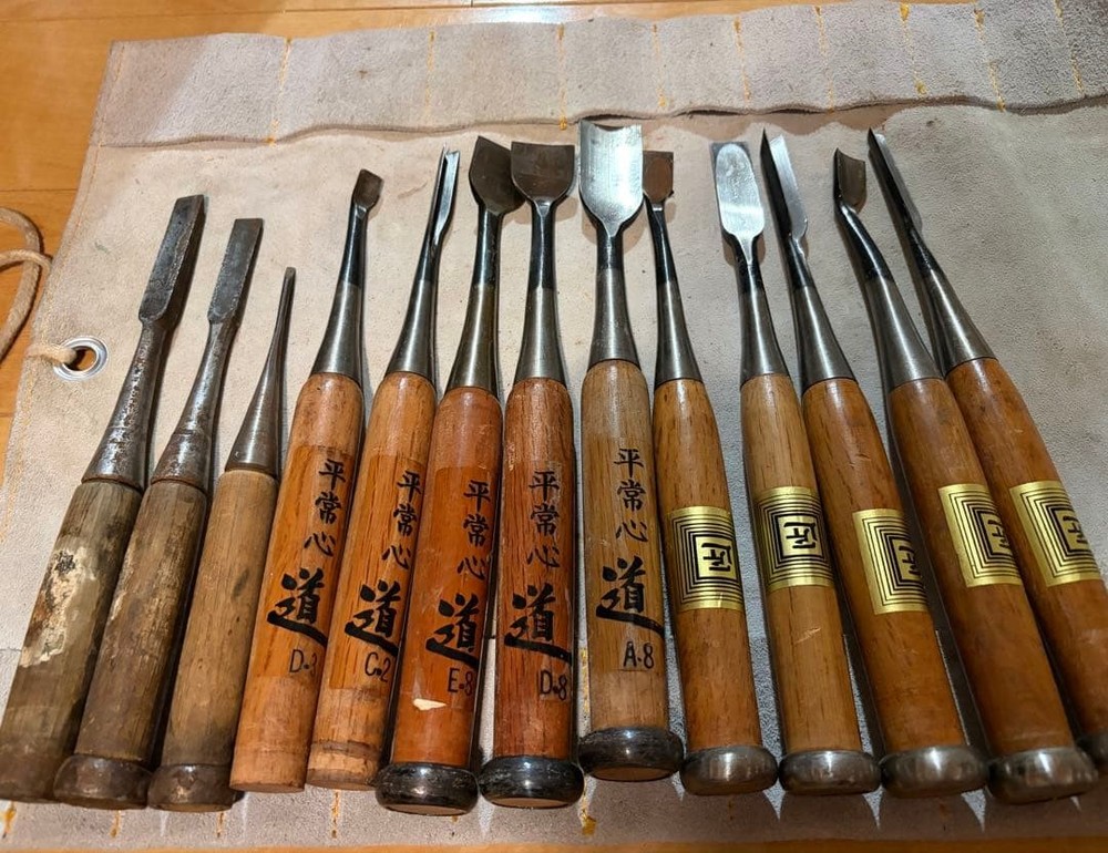 Chisel Set 13pc Woodworking Hand Tools DIY Chisels Excellent Condition