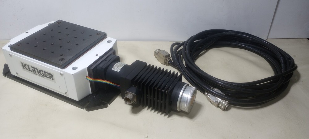 Working Klinger Scientific Linear Translation Stage UE72 w/ Base & 25' Cable