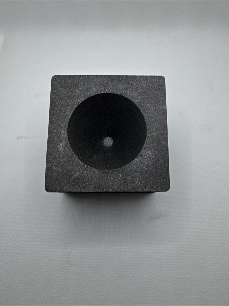 15 oz Cone Graphite Gold Ingot Mold for Gold & Silver Casting