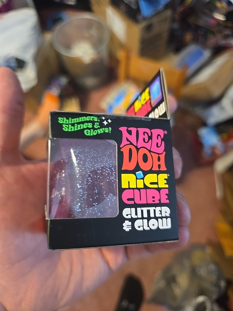 Schylling Nee Doh Purple Glitter Glow