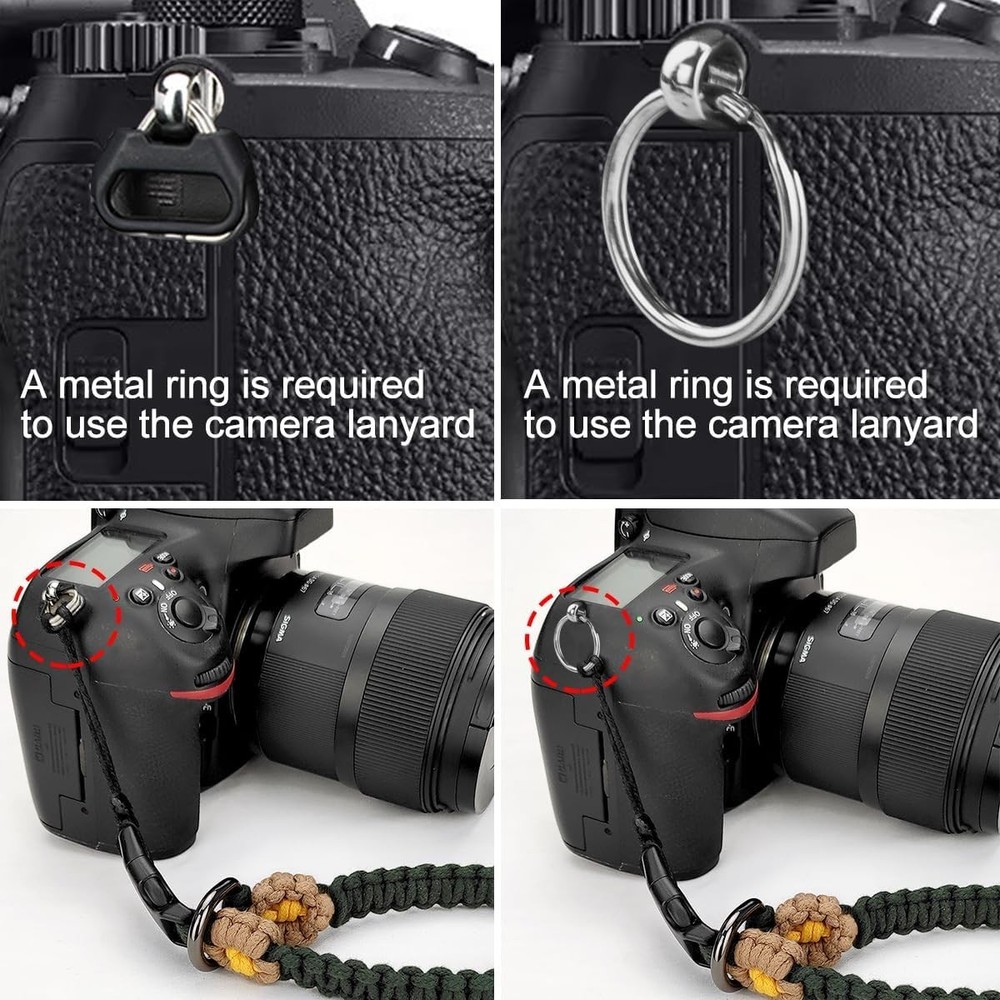Camera Wrist Strap, Secure & Adjustable DSLR Camera Hand Strap, Sling, Lanyar...