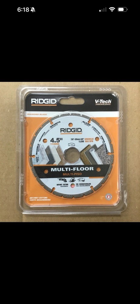 Ridgid V-Tech 4.5” Multi-Floor Blade