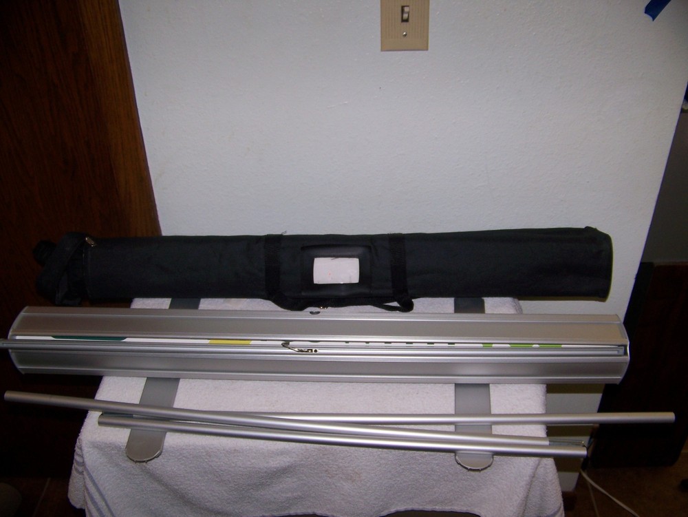 Retractable Roll Screen Advertising Marquee Banner Used