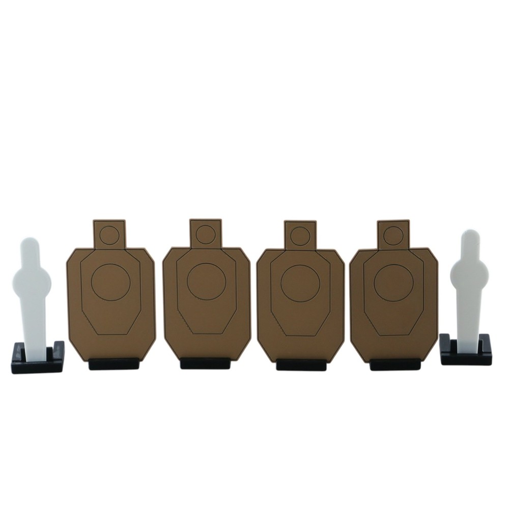 IDPA Dryfire Target Set Double Sided Partials & Open