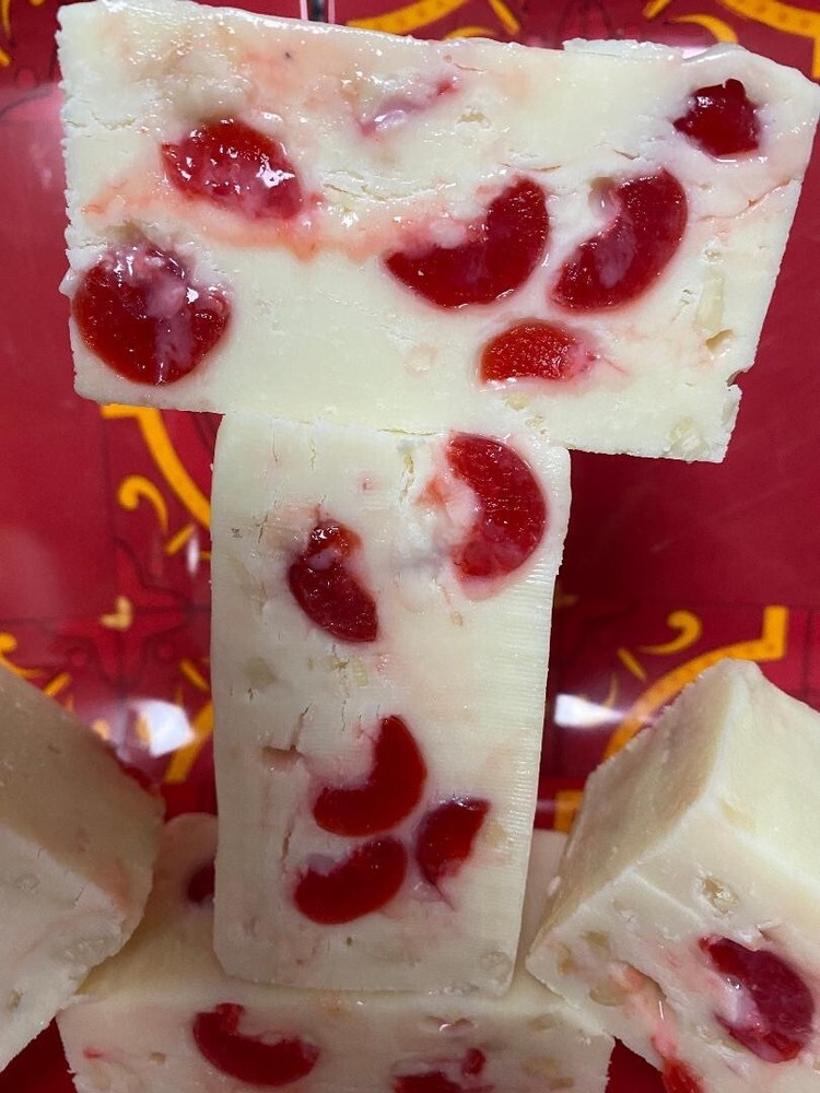 Cherry Almond Fudge 1/2 pound