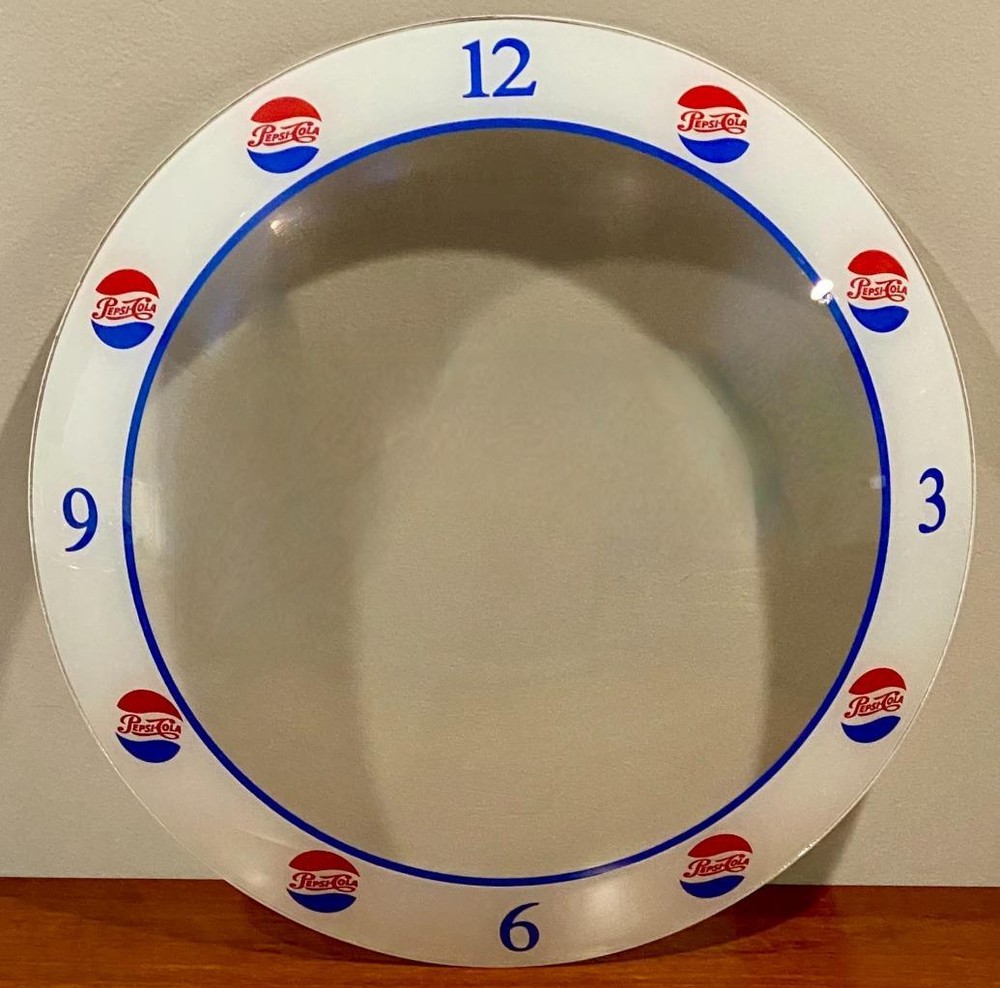 New Pepsi Outer Double Bubble Clock Replacement Lens PLEASE READ