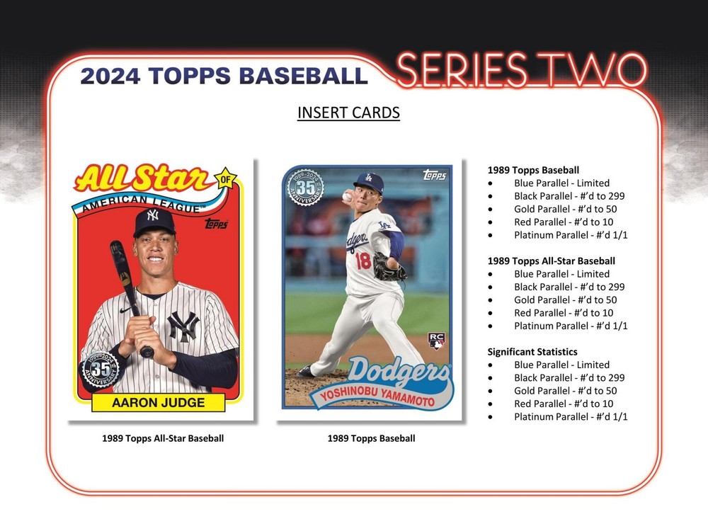 2024 TOPPS SERIES 2 BASEBALL HOBBY BOX