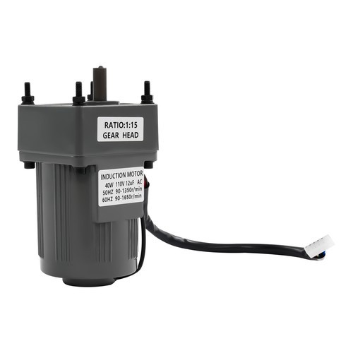 Electric Gear Reduction Motor High Torque Motor Variable Speed Controller 1:15