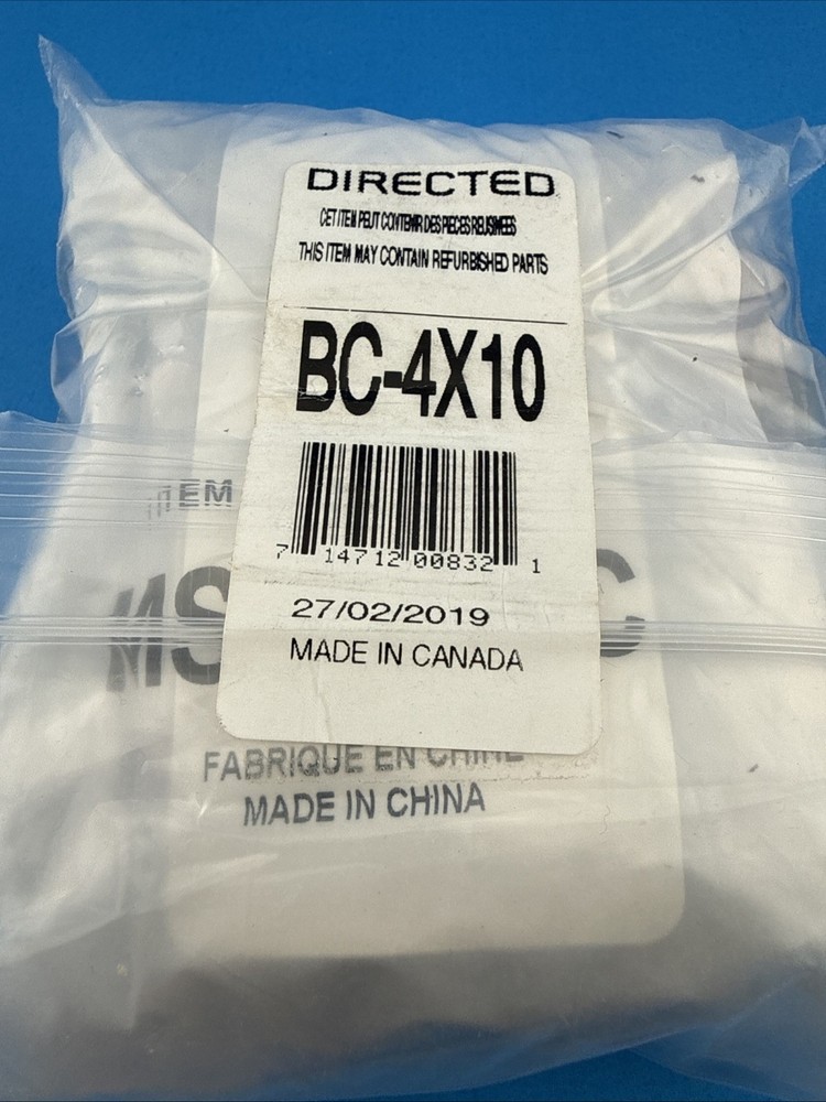 OPEN BOX Directed 4X10 Digital Remote Start System 4X10 MODULE / WIRING