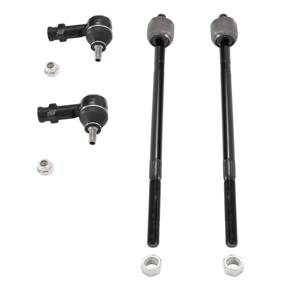 Front Left & Right Inner & Outer Tie Rod Ends for Ford Focus 2006-2011 4Pcs