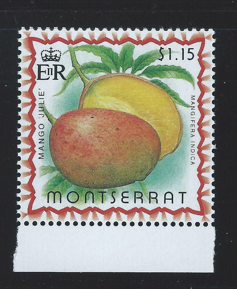Montserrat Sc 984-88a Fruit Mango, Breadfruit, Papaya, Lime, Akee