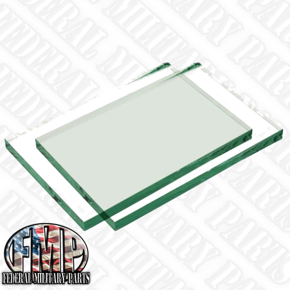 4 CLEAR M998 3/8" BULLET RESISTANT X-DOOR REPLACEMENT WINDOWS - POLYCARBONATE PC