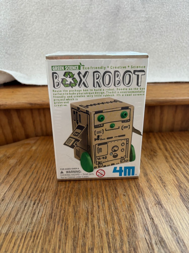 BOX ROBOT 4M GREEN SCIENCE SEALED NEW