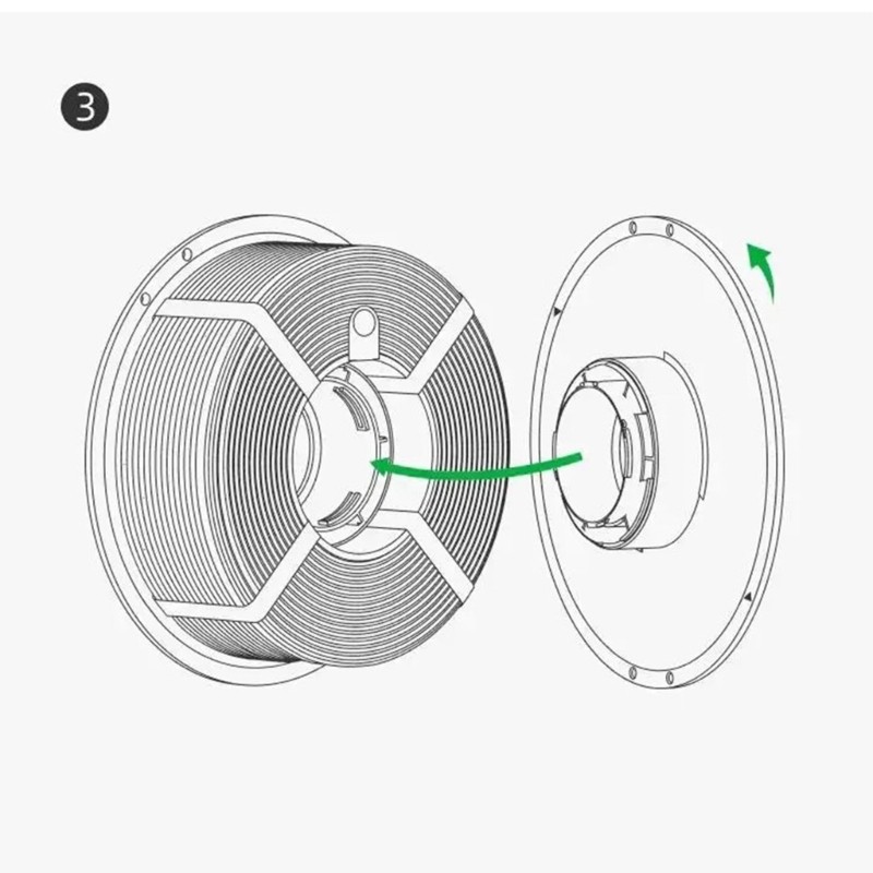 Reusable Spool Filament Rack For Lab 3D Printers Offering Space Efficiency