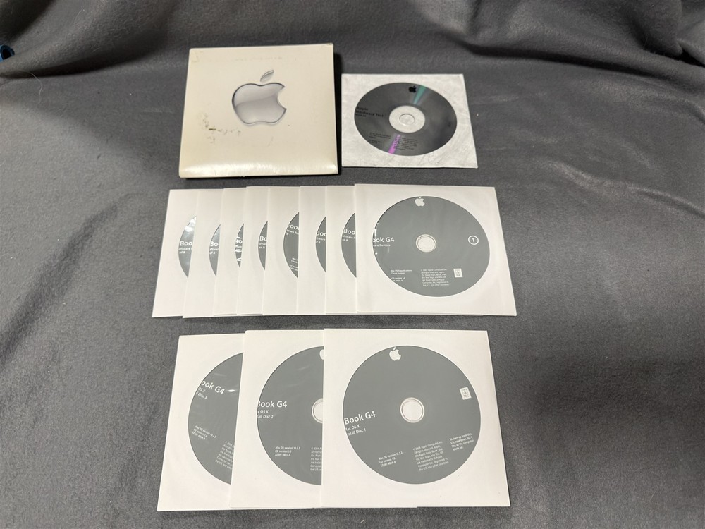 APPLE iBOOK G4 INSTALL 3 DISC / SOFTWARE RESTORE 8 DISC / HARDWARE TEST 603-4793