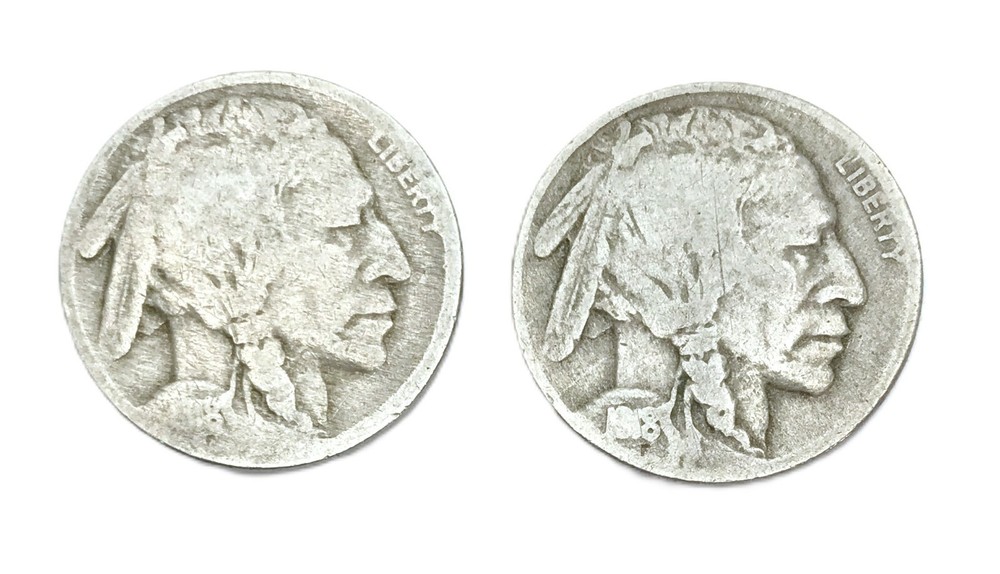 1918, 1918-D Buffalo Nickels