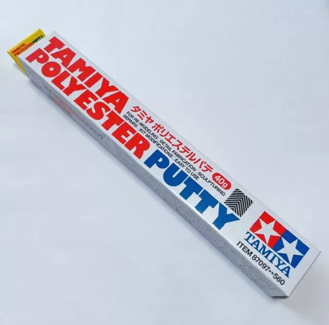 TAMIYA Polyester Putty 40g (Basic Type) Adhesives - 87097 Japan Import