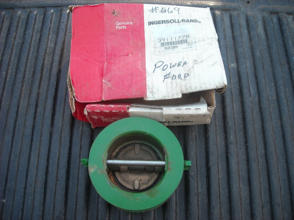 Ingersoll Rand # 3911178 Check Valve Size 2.5 ANSI 125 Model S71. New.