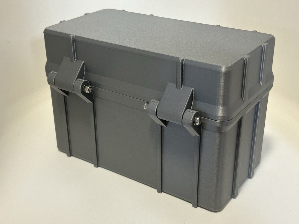 50 Round 28 Nosler Ammo Box – Heavy Duty ABS Plastic, Reloading Storage Case