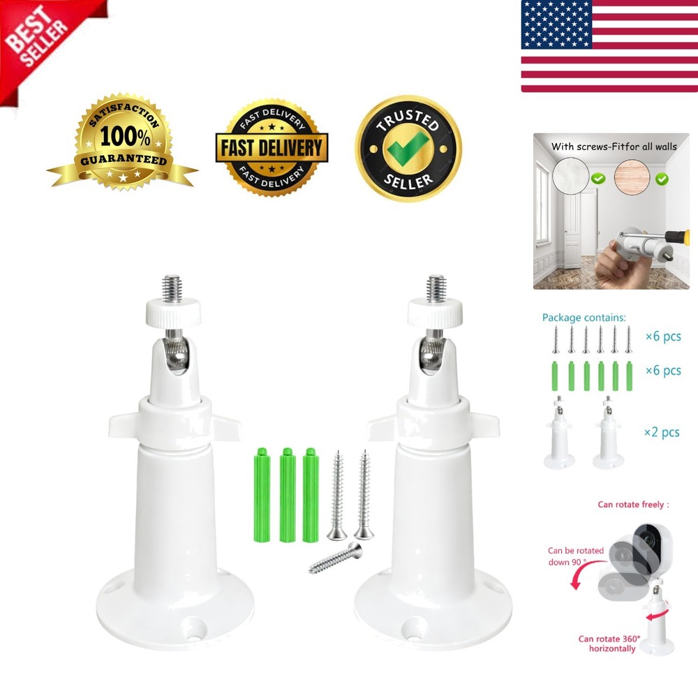 Adjustable Camera Mount for Enhanced Security - Includes Mounting Kit