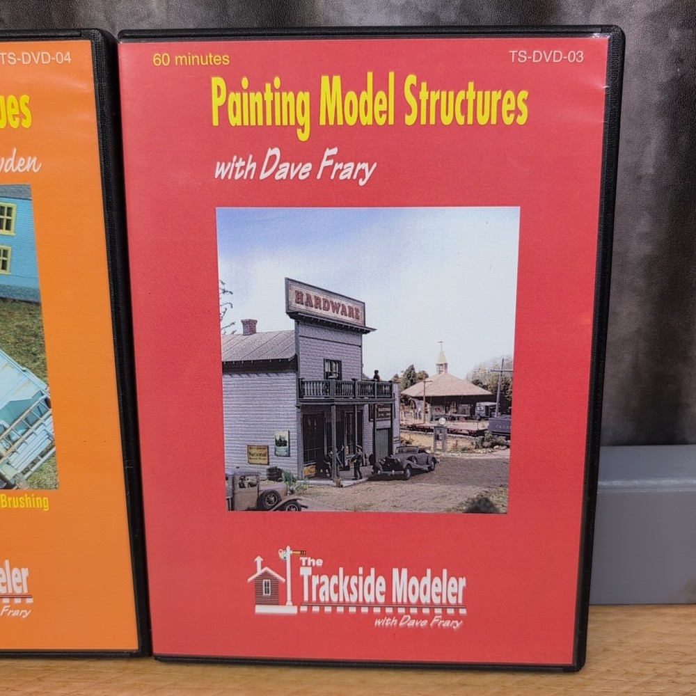 3 DVD set for Layout Scenery Instruction with Dave Frary + - Trackside Modeler