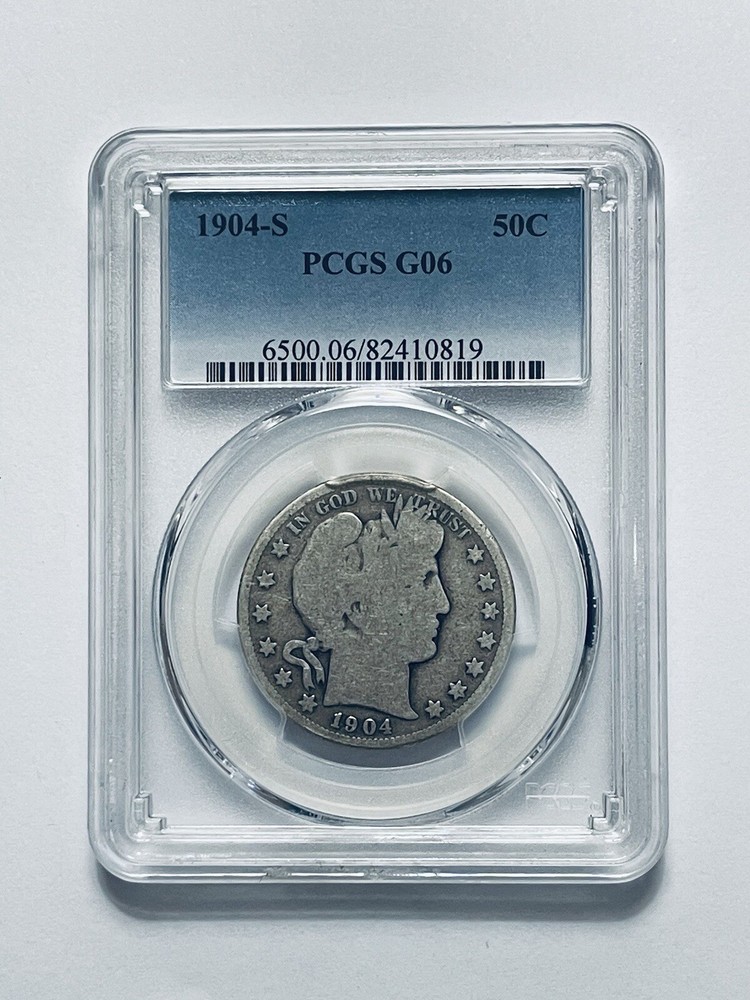 1904-S Barber Half Dollar PCGS G06