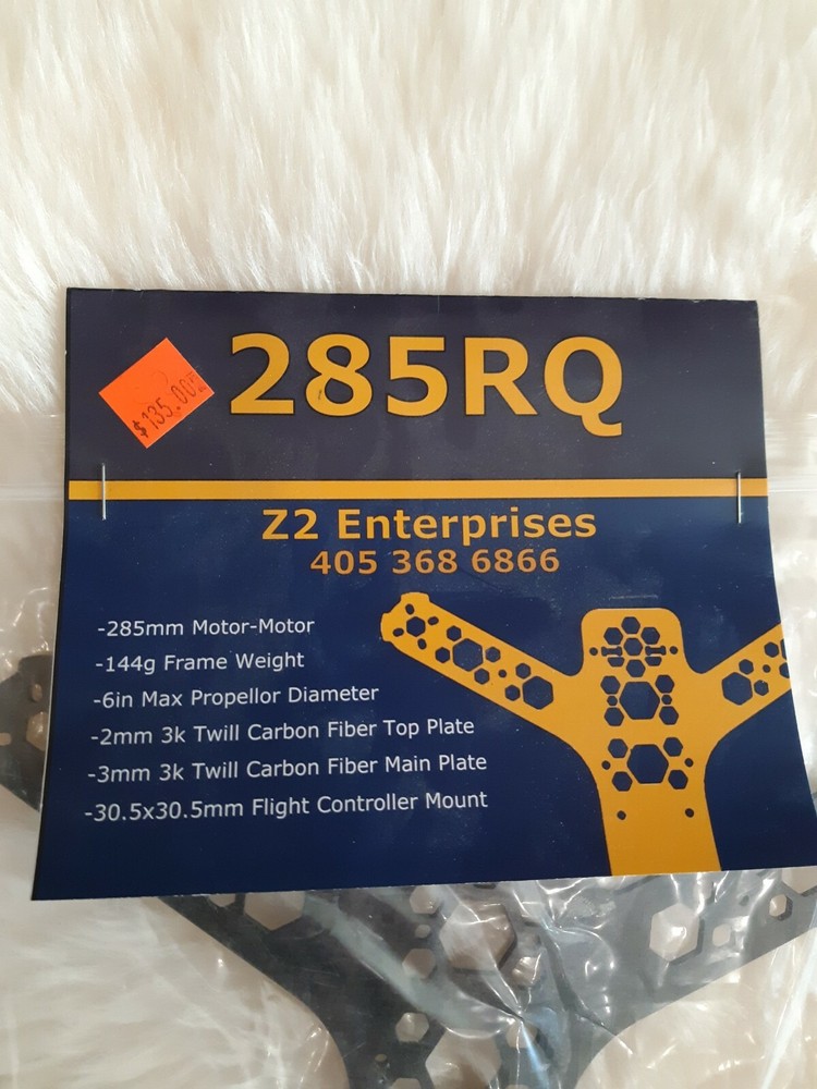 QUADCOPTER CARBON FIBER FRAME NEW IN PACKAGE
