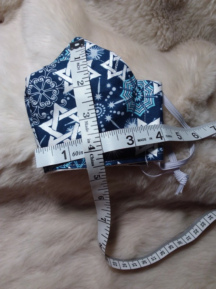 Hanukkah Cotton Face Mask Medium