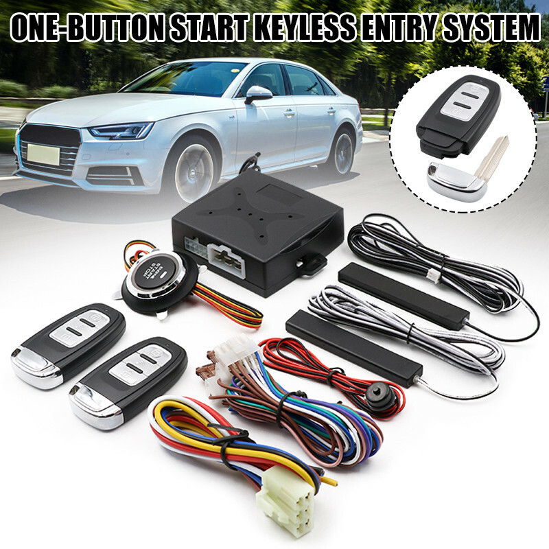 Car Alarm Remote Control Keyless Entry Engine Start Alarm Starter Stop System