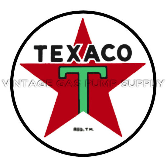 Texaco Star 6" Vinyl Decal (DC120B)