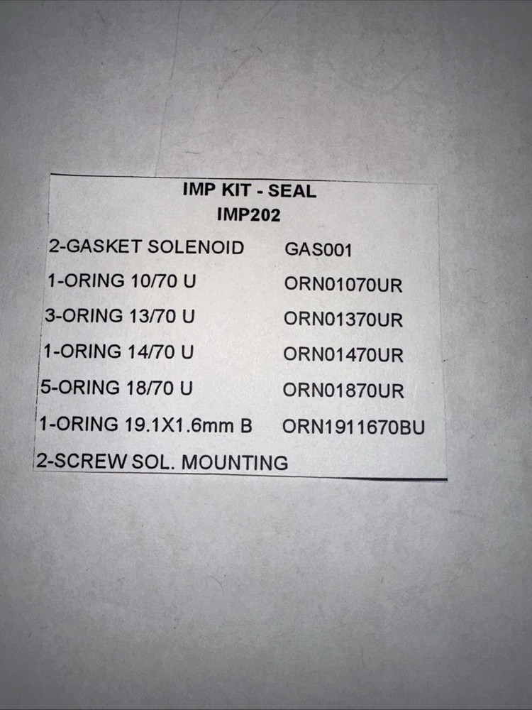 SmartParts Impulse Rebuild Kit