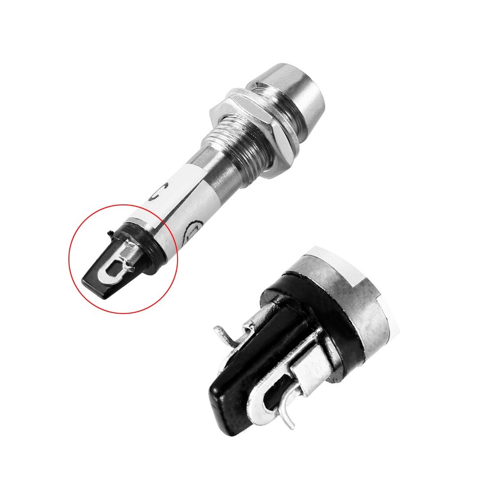 4PACK AC 110V Indicator Light Red Metal Shell Panel Mount 5/16" 8mm