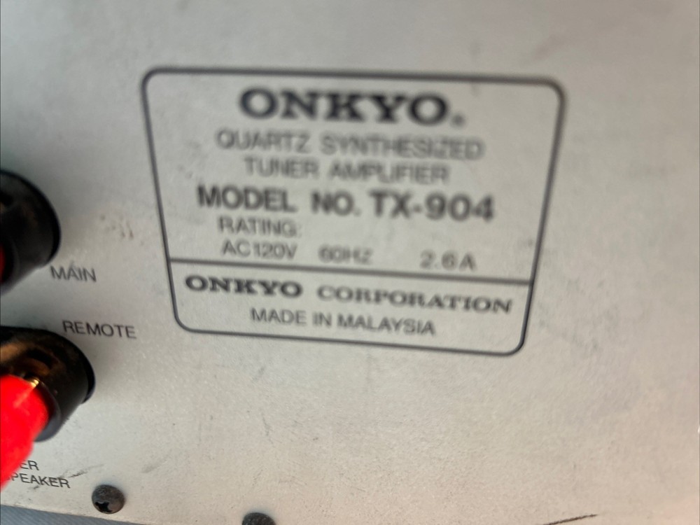 Technics R1 TX-904 Cassette Deck & Remote Control RC-289C