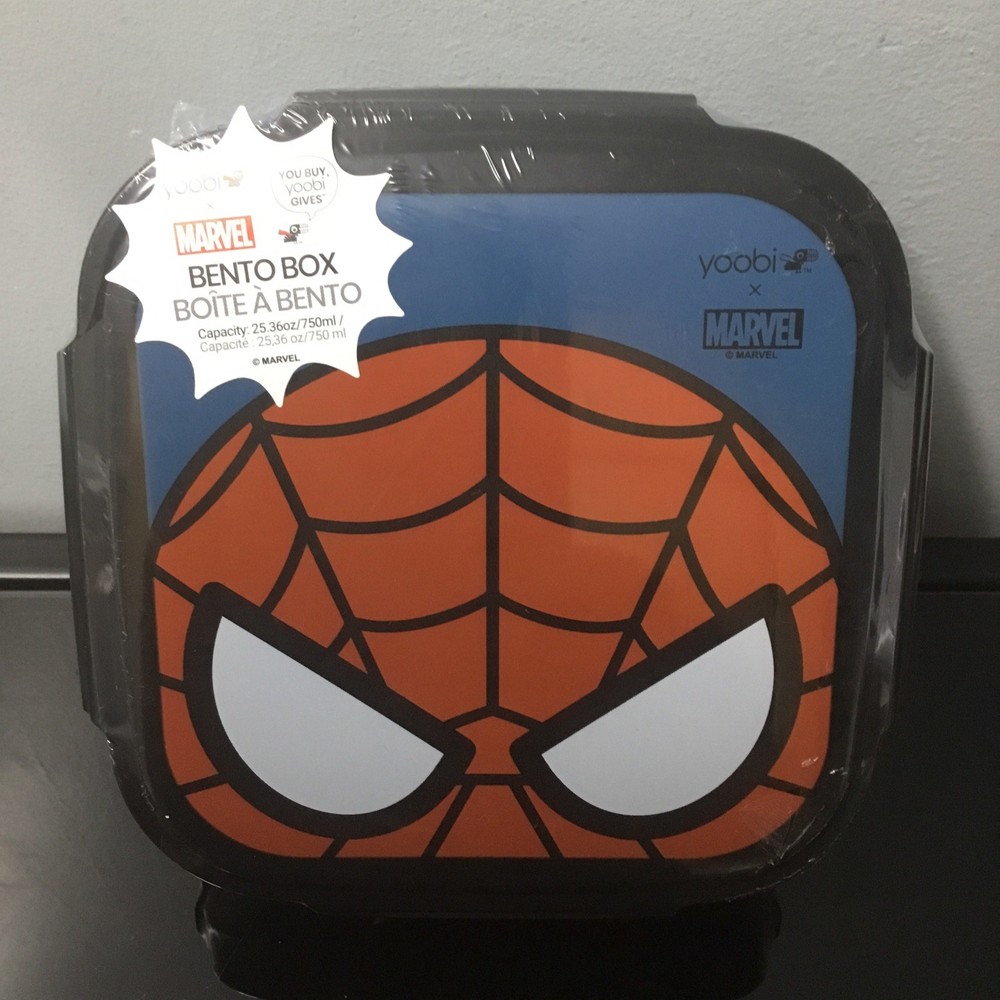 Bento Box Yoobi x Marvel Spider-Man Ice Pack 3 Compartments