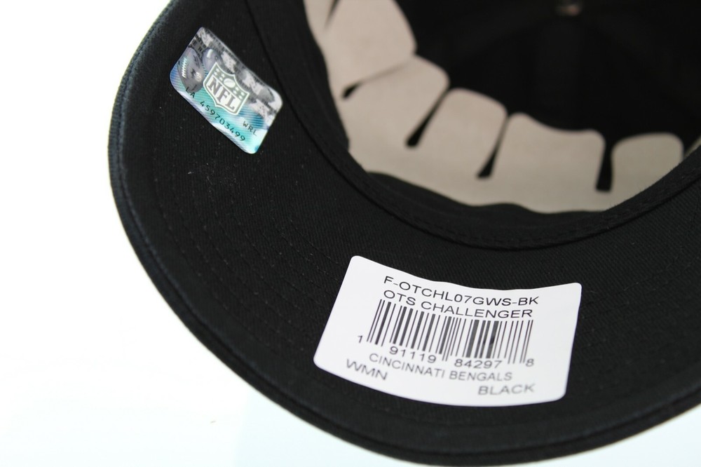 OTS Challenger Cincinnati Bengals Strapback Women's Baseball Cap, Black
