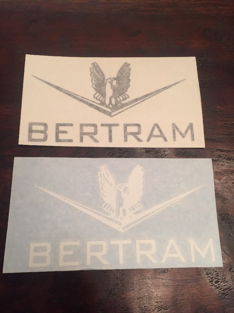 Bertram Boats Vinyl Decal