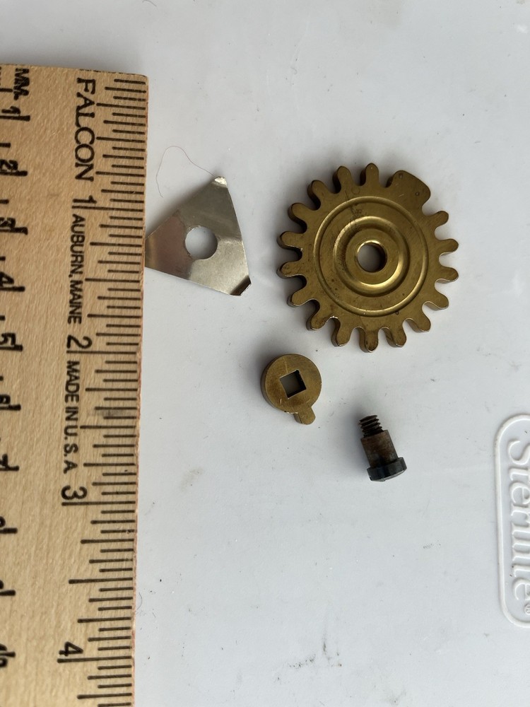 E Howard Overwind Gear, Screw,  Lock and washer