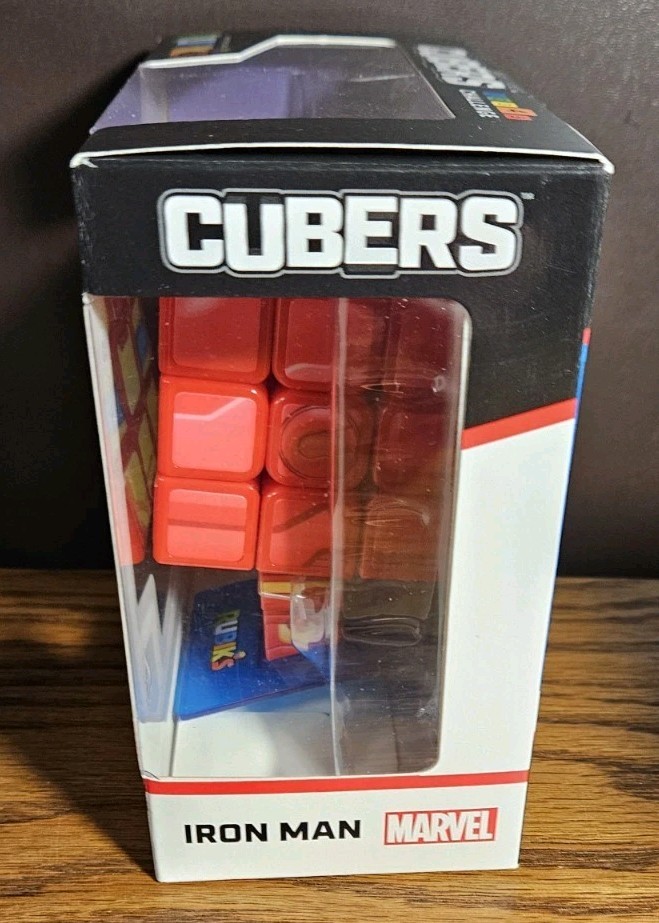Rubik’s Cube Marvel Iron Man Cuber Solvable Puzzle Rubik's Cube With Stand